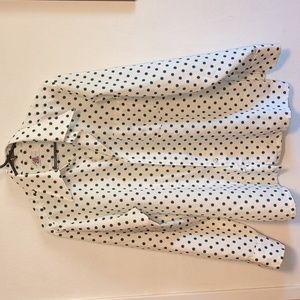 jcpenney polka dot blouse